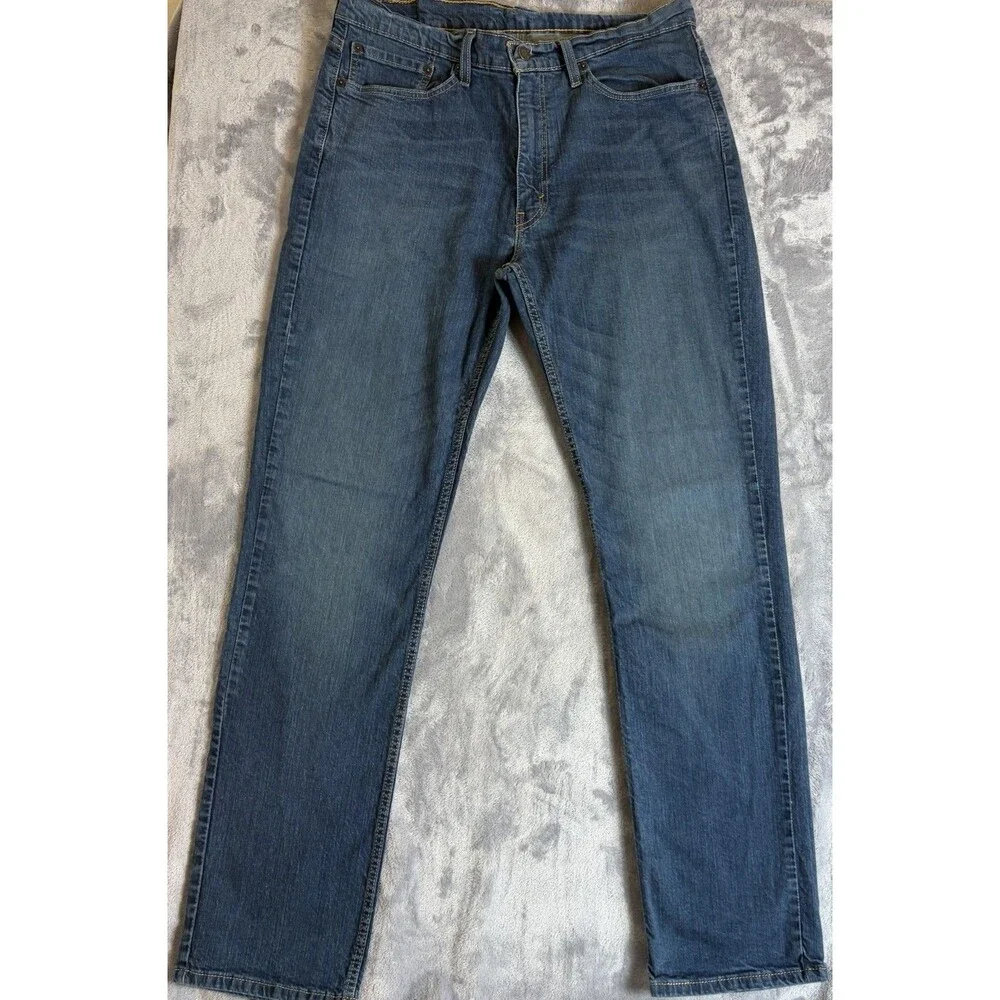 Levi’s 514 Jeans Mens Size 36 x 34 Blue Denim Straight Leg EUC